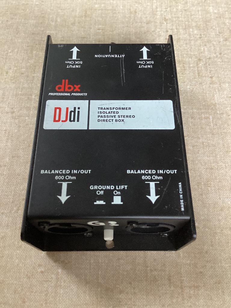 DI box DBX DJdi, Muziek en Instrumenten, Effecten, Ophalen of Verzenden, Zo goed als nieuw