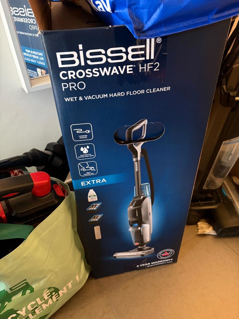 bissell crosswave hf2 pro, Enlèvement, Comme neuf, Réservoir, Aspirateur