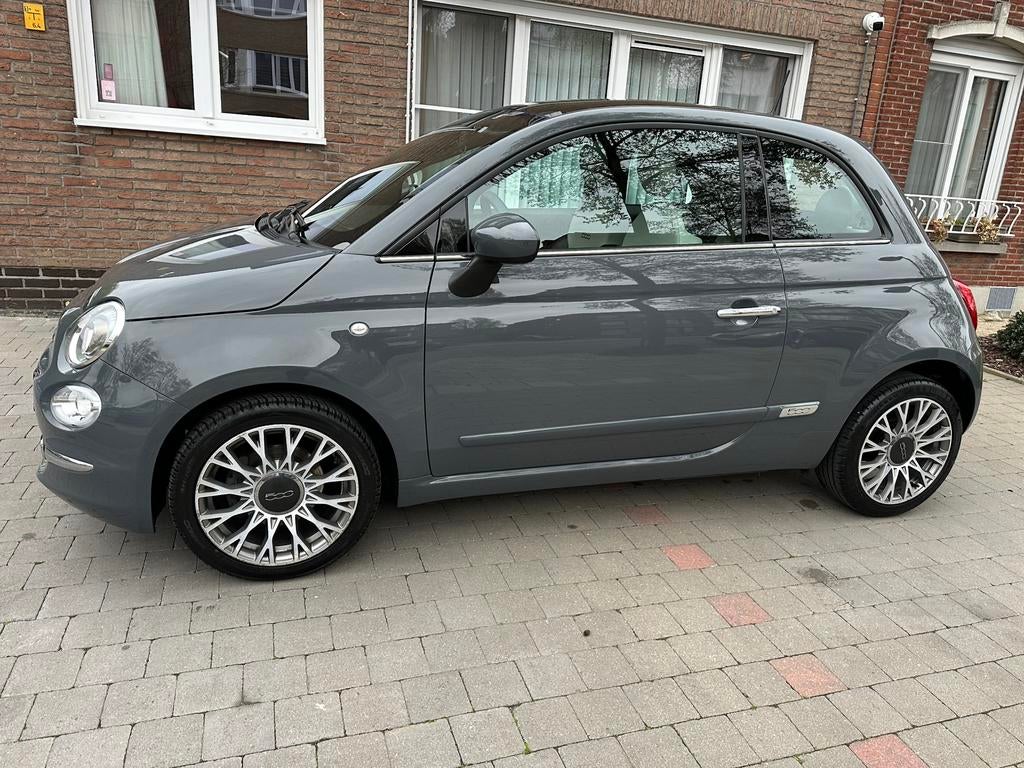 Fiat 500 1.2i! Topstaat* Airco*Navi*Panodak* Garantie!, Auto's, Voorwielaandrijving, Euro 6, Leder en Stof, Parkeersensor