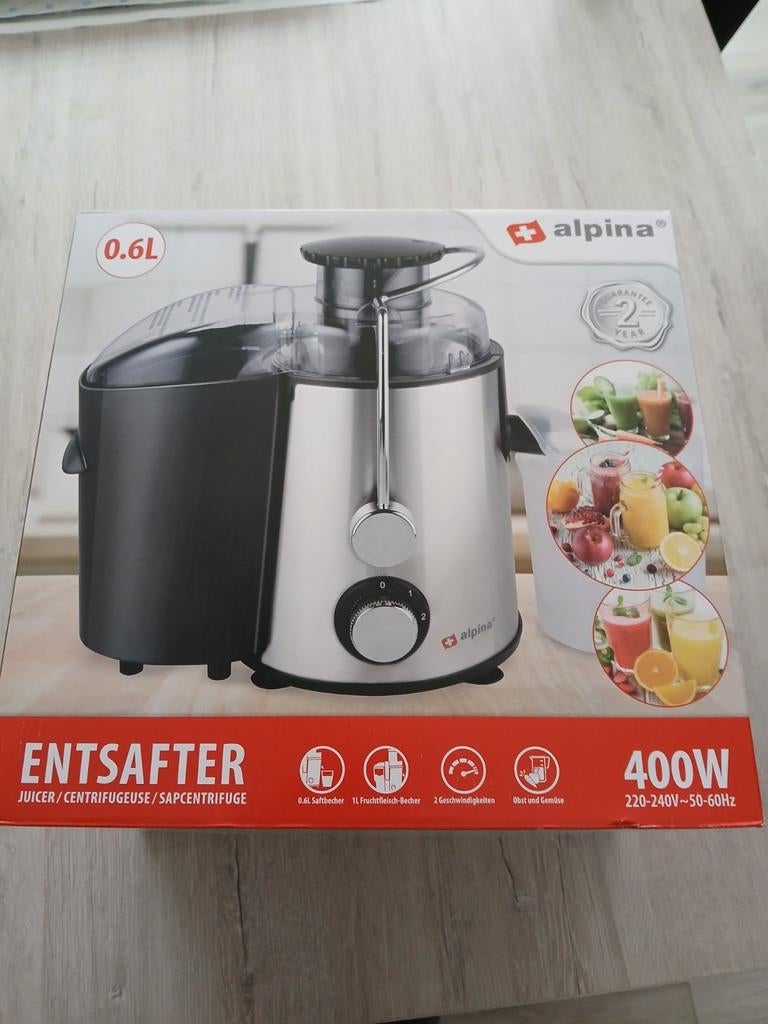 Nieuwe sapcentrifuge nog in de gesloten verpakking, Ophalen of Verzenden, Sapcentrifuge