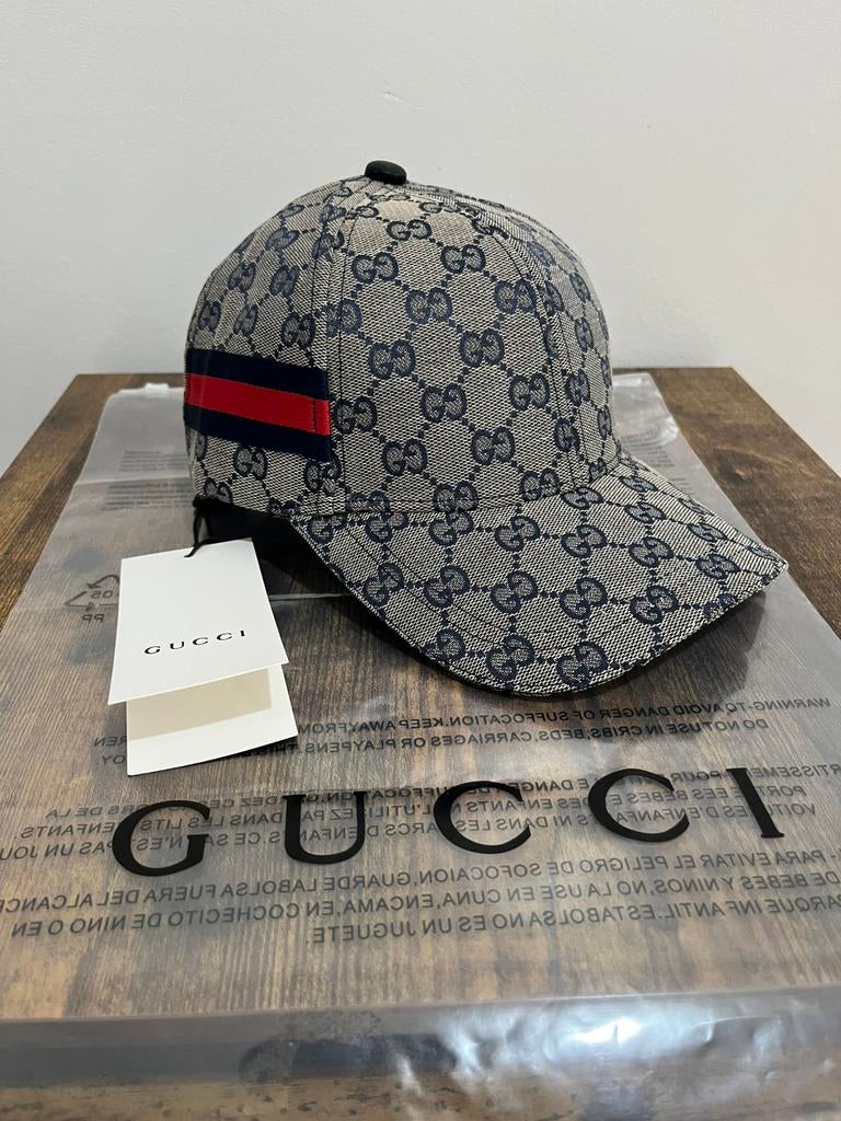 Gucci pet+zak, Kleding | Heren, Hoeden en Petten, Ophalen, Zo goed als nieuw, Pet
