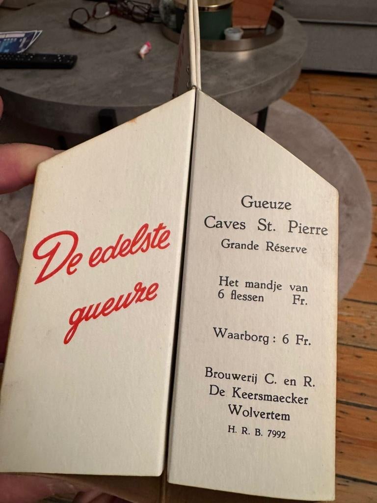 oude bierkarton voor flesjes, Verzamelen, Ophalen, Nieuw, Overige typen, Overige merken