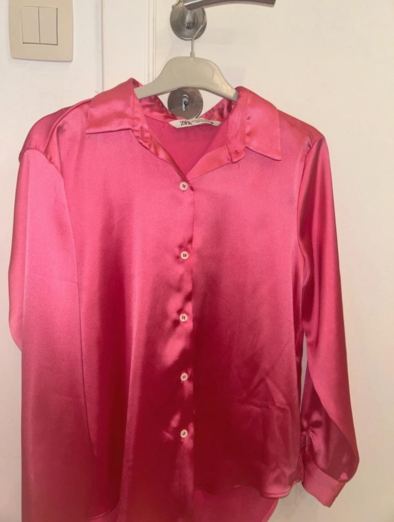 roze shirt, Ophalen, Zo goed als nieuw, Roze