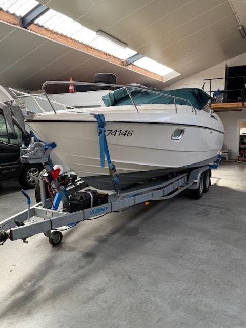 motorboot, Sports nautiques & Bateaux, 50 ch ou plus, Comme neuf, Enlèvement, 6 à 9 mètres