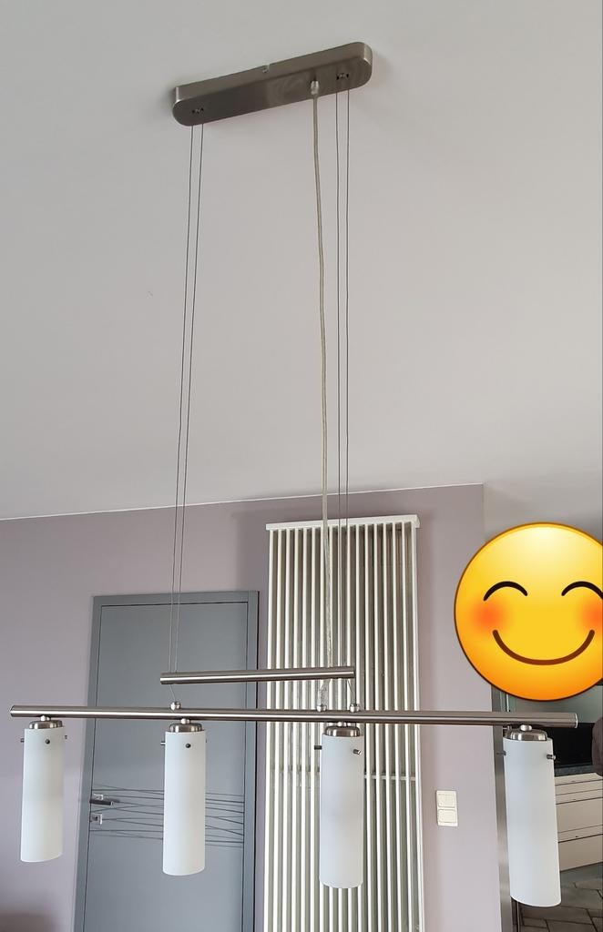 Hanglamp met 4 kokers., Ophalen