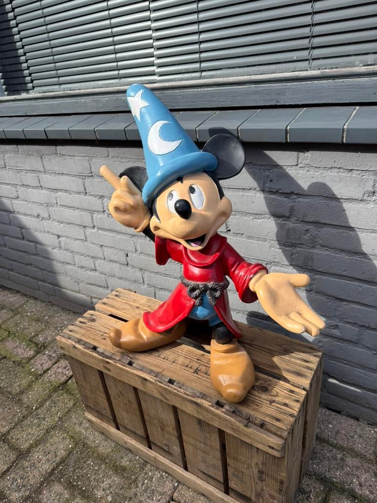 Mickey Mouse beeld tovenaar, Verzamelen, Ophalen, Mickey Mouse, Gebruikt, Beeldje of Figuurtje