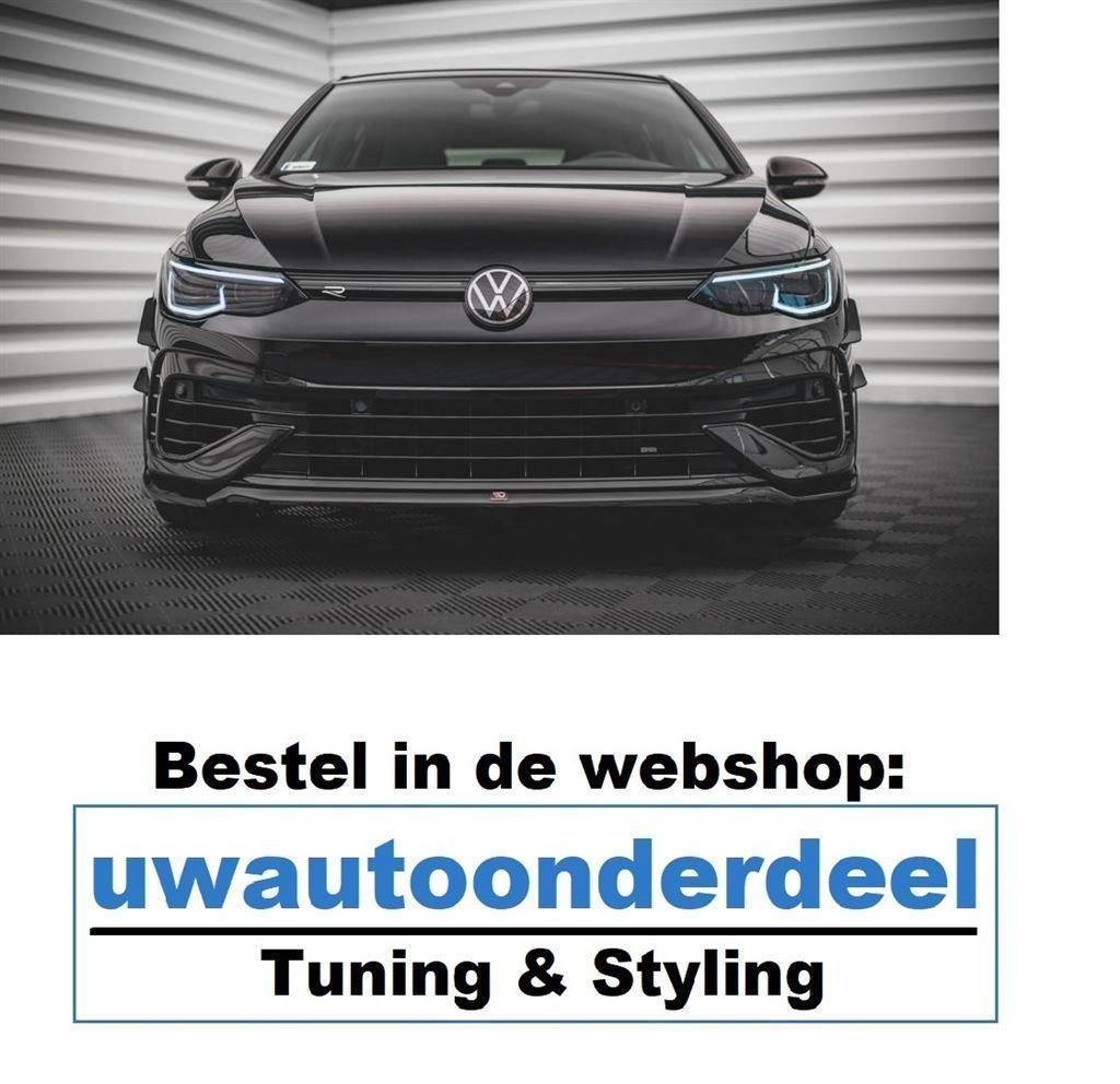 Maxton Design Spoiler Lip Splitter Geschikt Voor Golf 8 R R2, Auto diversen, Tuning en Styling, Verzenden