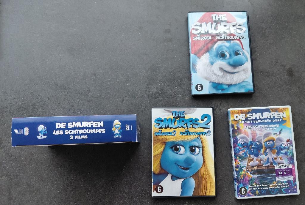 Coffret  LES  STROUMPFS   3 DVD, CD & DVD, Dessin animé, Tous les âges, Coffret, Comme neuf
