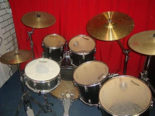 Usagé : Kit de batterie Thunder complet 6 pièces, Enlèvement, Utilisé