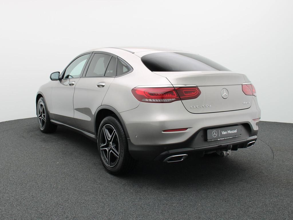 Mercedes-Benz GLC 200 d Coupé AMG LINE + LEDER + OPEN DAK +, Autos, 167 g/km, Argent ou Gris, Euro 6, Entreprise