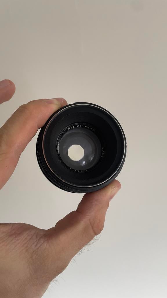 Helios 44-2 lens, Ophalen, Zo goed als nieuw