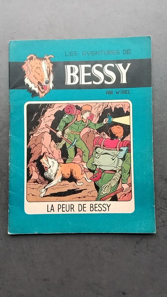 Bessy La peur de Bessy uit 1955 Franstalig., Boeken, Stripverhalen, Gelezen, Wirel, Eén stripboek, Ophalen of Verzenden