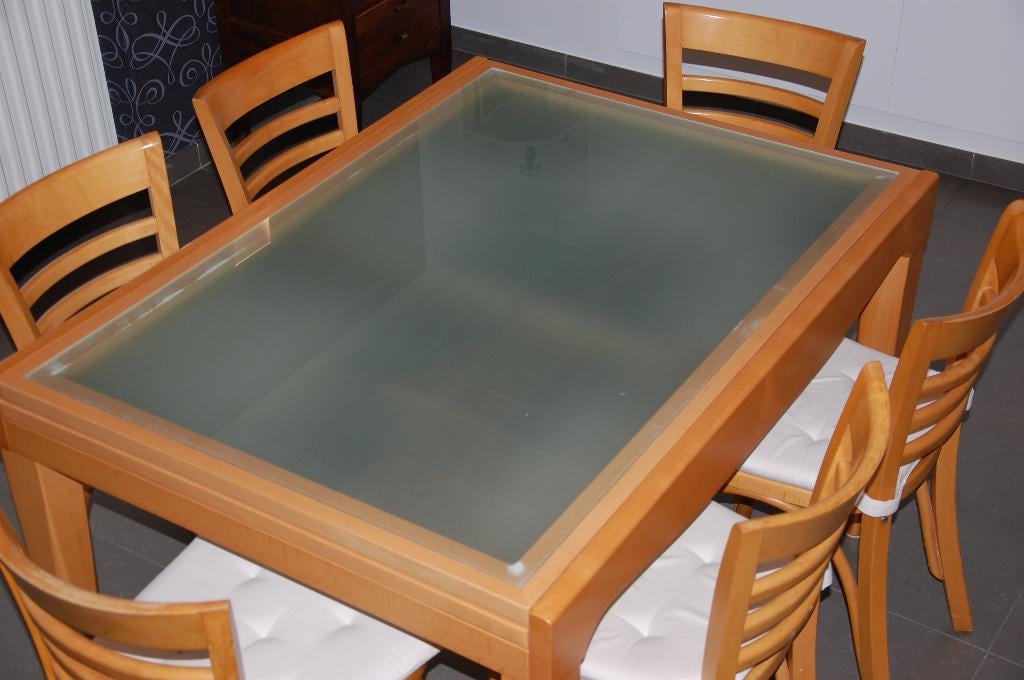 Eettafel (design), 100 à 150 cm, Cinq personnes ou plus, Comme neuf, Enlèvement