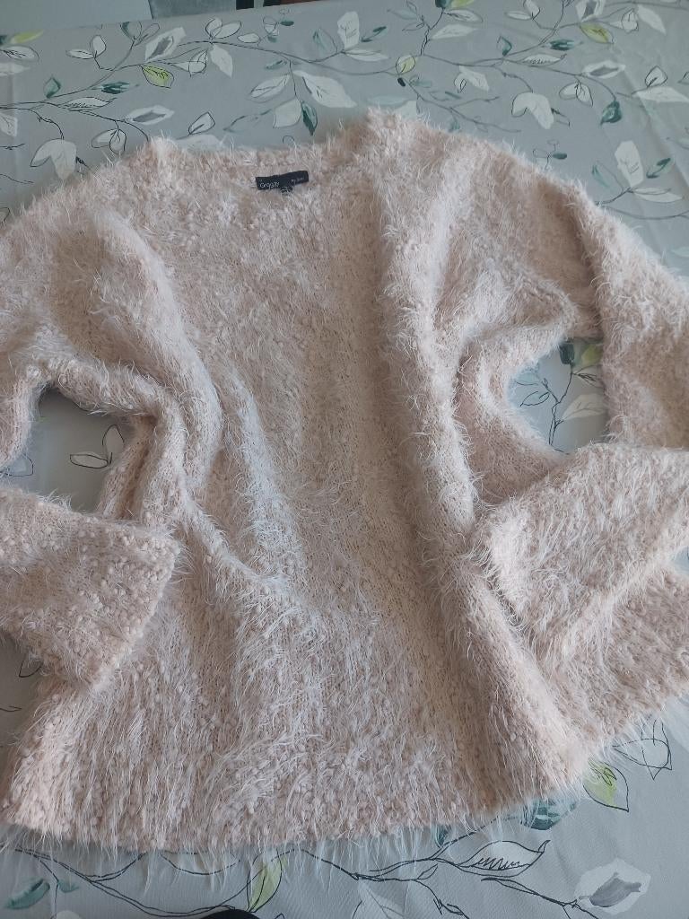 Zacht roze trui  40 Groggy, Kleding | Dames, Maat 38/40 (M), Groggy by JBC, Verzenden, Zo goed als nieuw