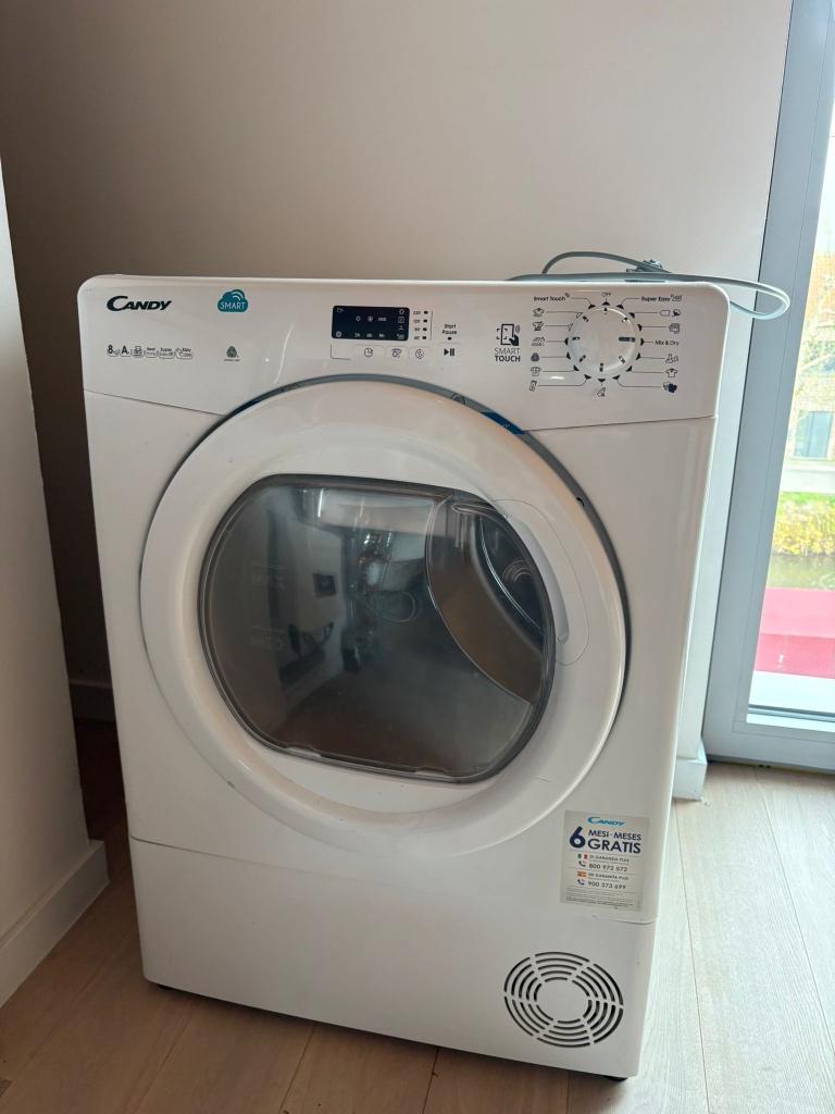 Candy Smart 8kg dryer in good condition – works properly, Elektronische apparatuur, Droogkasten, Ophalen, Gebruikt, 8 tot 10 kg