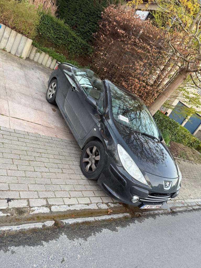 Peugeot 307 cc phase 2, Autos, Cuir, Achat, Cabriolet, Noir