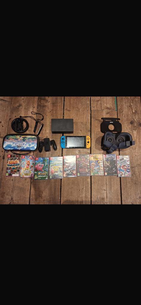Pack Switch 1, Games en Spelcomputers, Spelcomputers | Nintendo Switch, Ophalen, Met games, Zo goed als nieuw, Switch Original