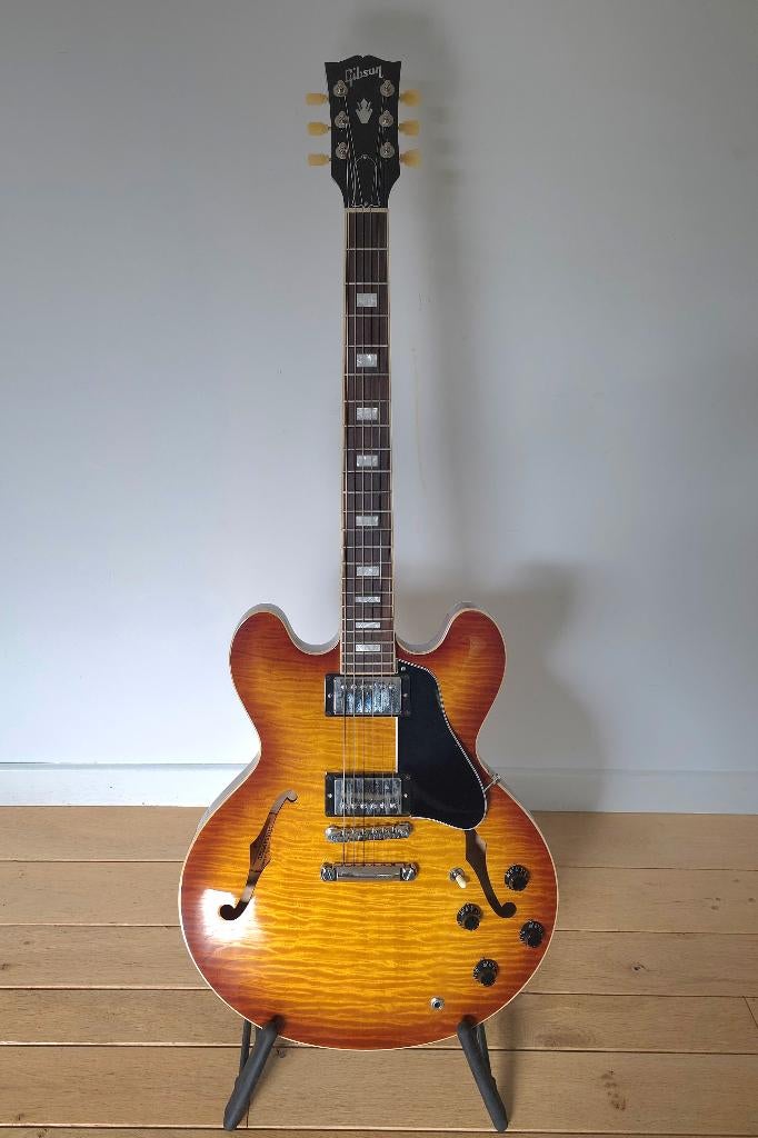 Gibson ES 335 Figured Ice Tea Burst, Muziek en Instrumenten, Snaarinstrumenten | Gitaren | Elektrisch, Ophalen of Verzenden, Zo goed als nieuw