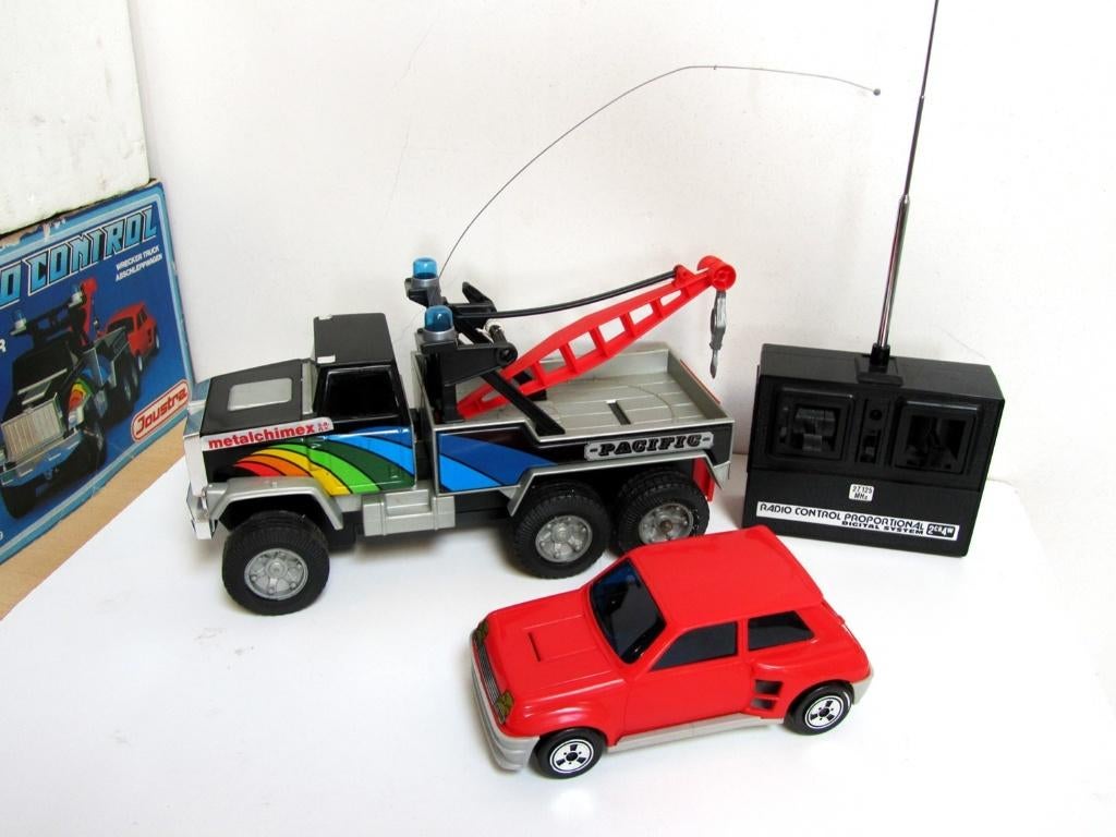 Radio Control Sleepwagen Truck + R5 Turbo Joustra Frankrijk, Hobby en Vrije tijd, Gebruikt, Onderdeel, Overige schalen, Overige typen