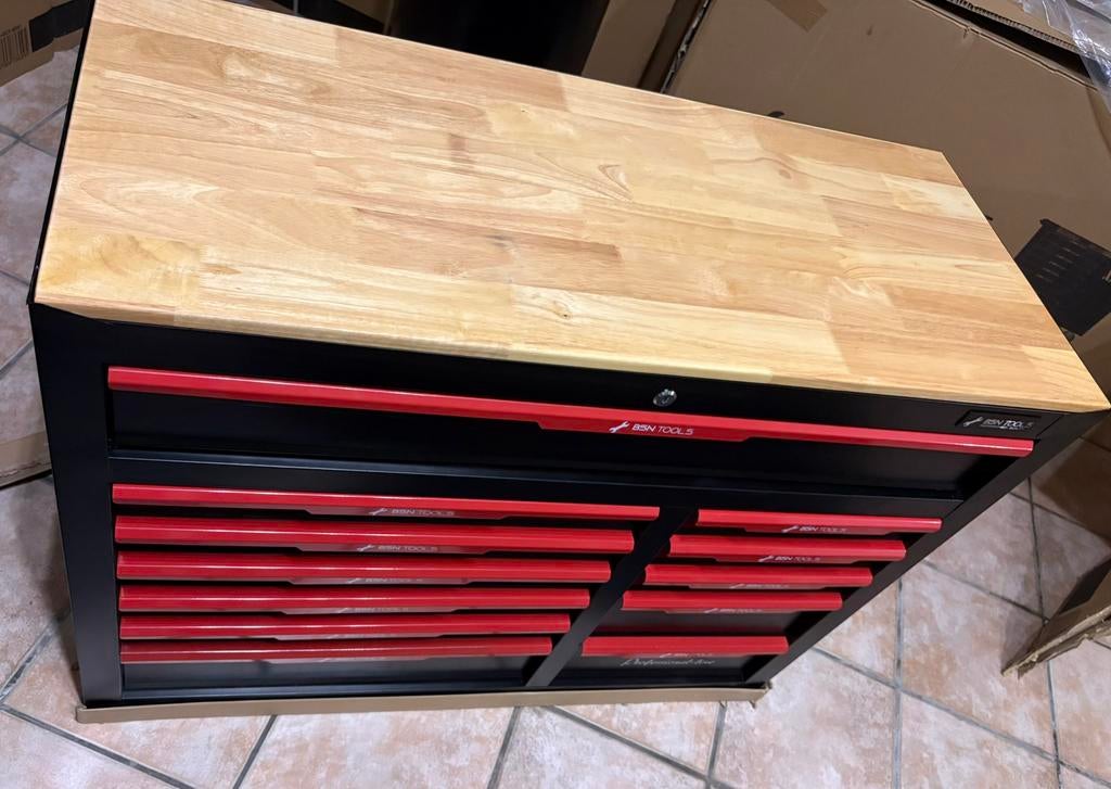 Servante d’atelier XXL 11 tiroirs complet !, Bricolage & Construction, Boîtes à outils, Comme neuf, Enlèvement ou Envoi