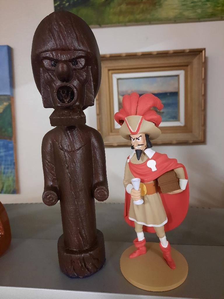 Fétiche du chevalier de haddoque 36cm. peint à la main, Enlèvement ou Envoi, Neuf