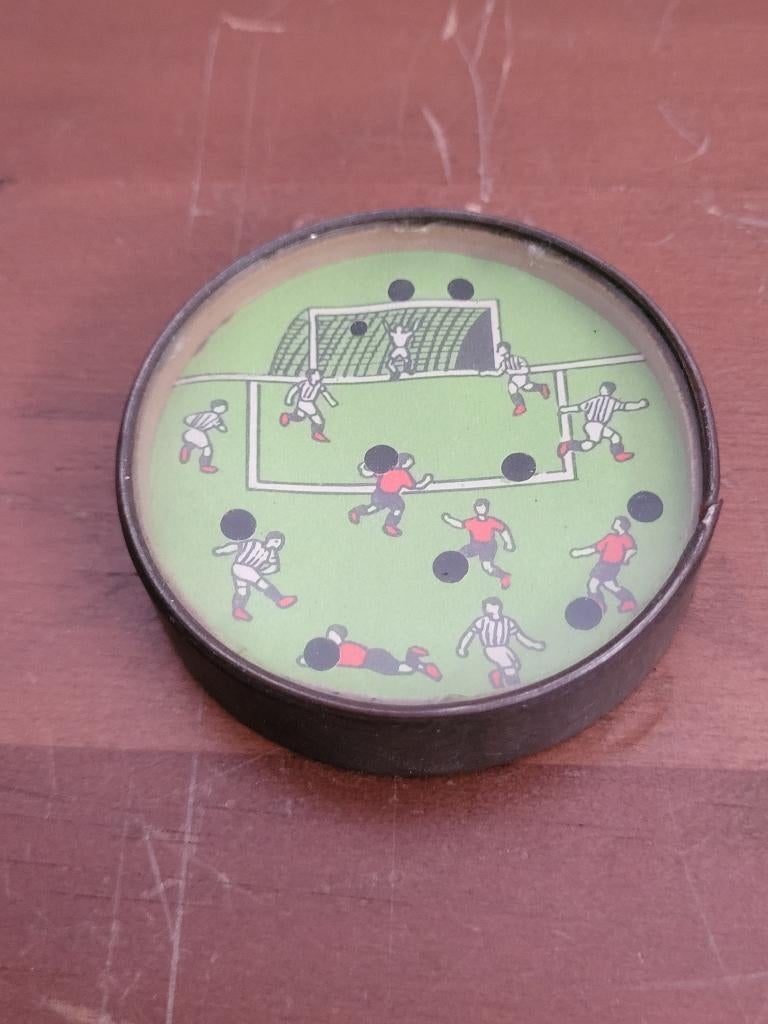 Oud kansspel vintage bistrot dubbelzijdig, Ophalen of Verzenden, Gebruikt