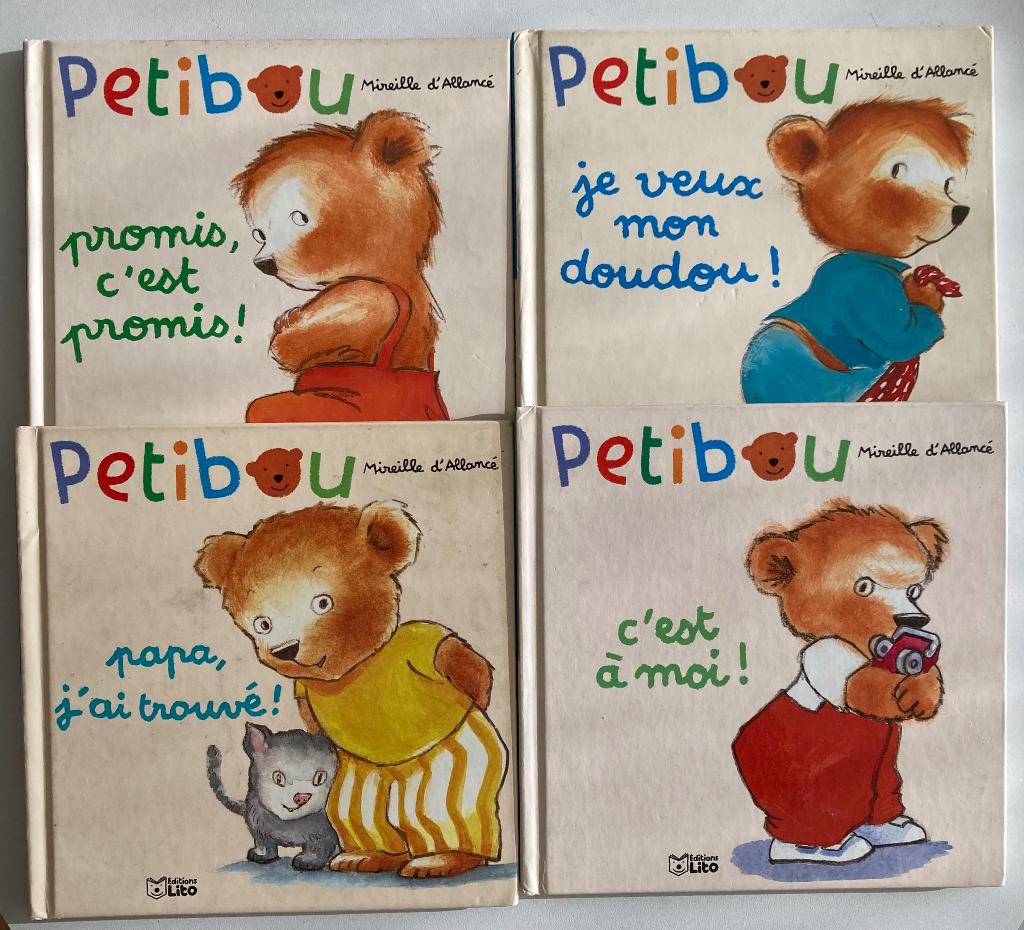 PETIBOU : 4 jolis albums tendres pour petits dès 2 ans - 4€p, Enlèvement ou Envoi, Utilisé, Mireille d'Allancé