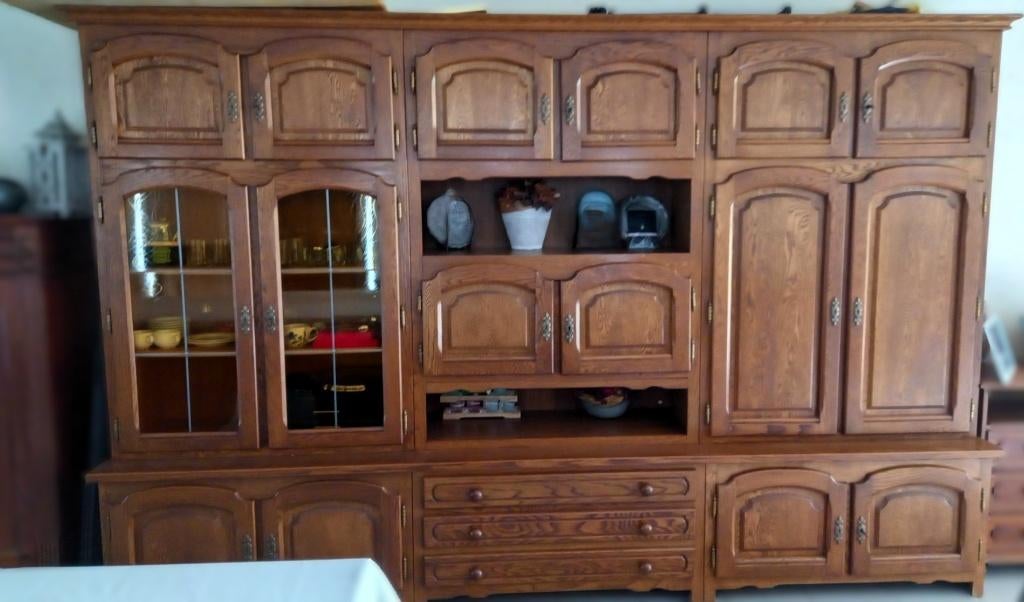 Volledige eetplaats, Huis en Inrichting, Complete eetkamers, Ophalen, Gebruikt, 4 tot 6 stoelen