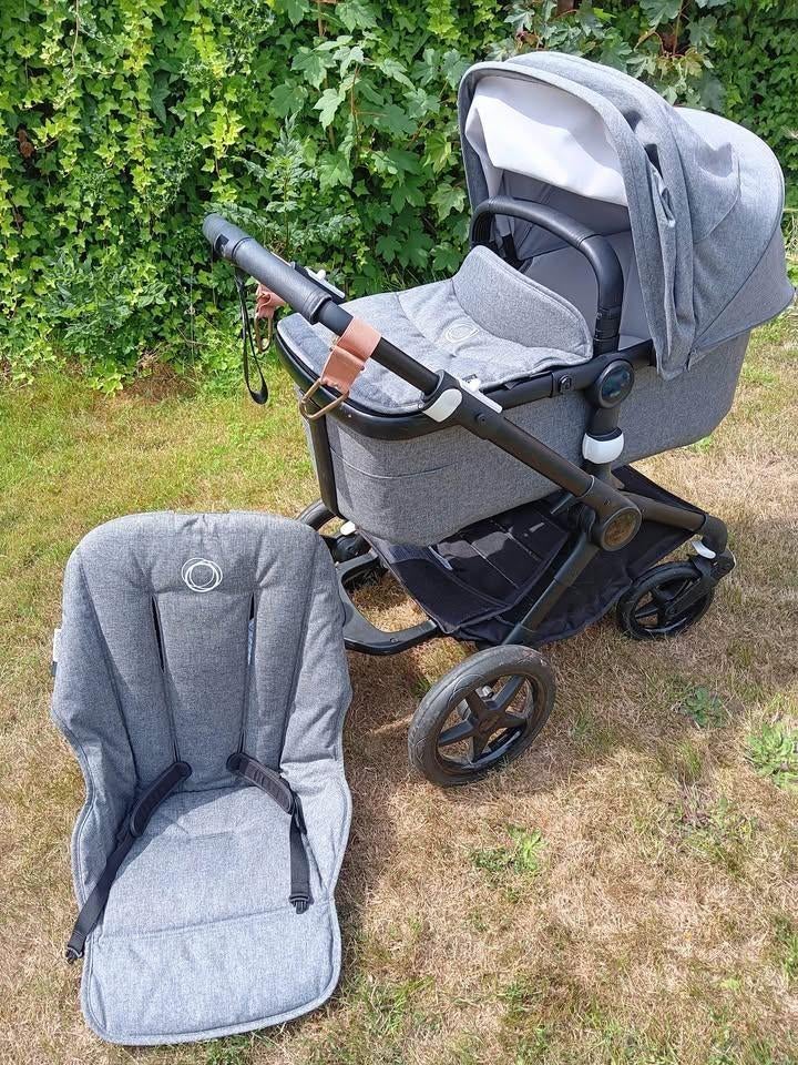 Bugaboo Fox 2 (wieg, stoel, meerijplank, regenscherm), Ophalen, Gebruikt, Kinderwagen, Bugaboo