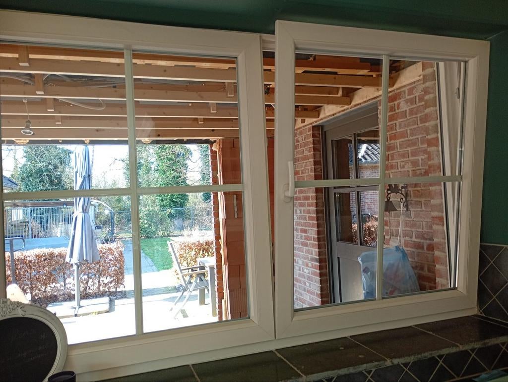 Schuifraam+vliegenraam en dubbele raam, Doe-het-zelf en Bouw, Ophalen