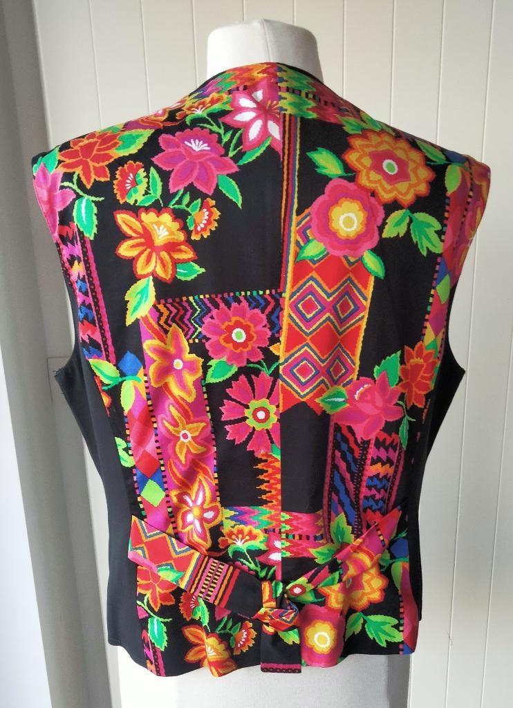 „LOUIS FERAUD” Veelkleurig avondvest voor dames T.46, Ophalen, Zwart, Maat 46/48 (XL) of groter, Zo goed als nieuw