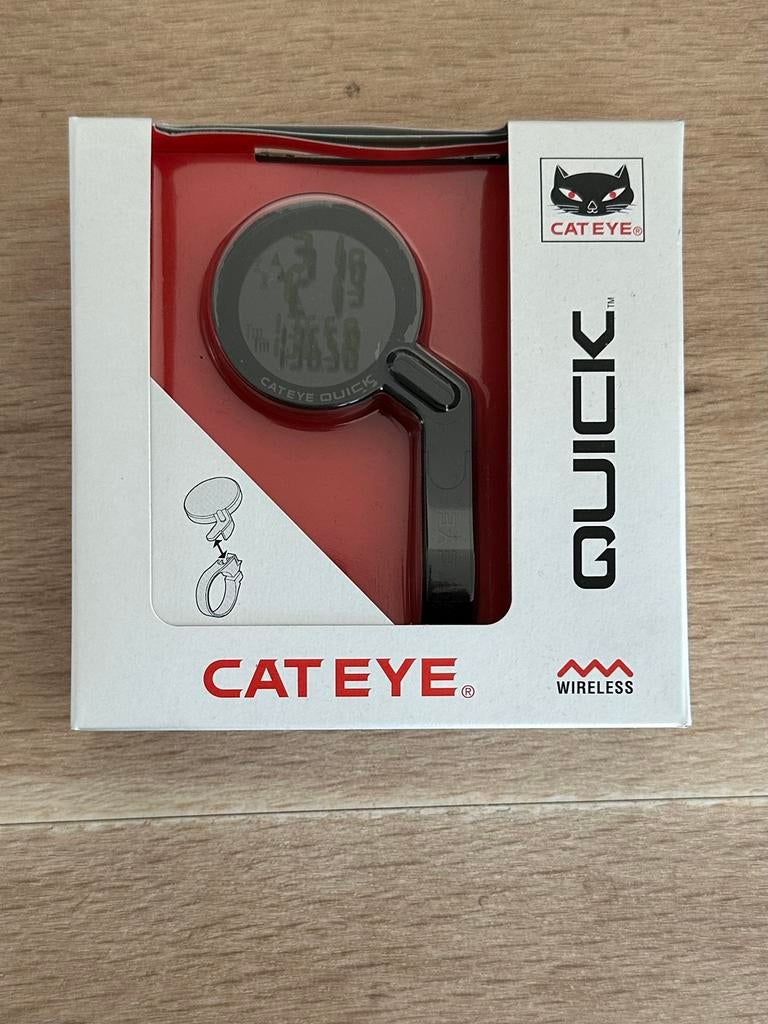 CatEye Quick CC-RS100W – Draadloze fietscomputer – NIEUW, Ophalen, Draadloos, Nieuw