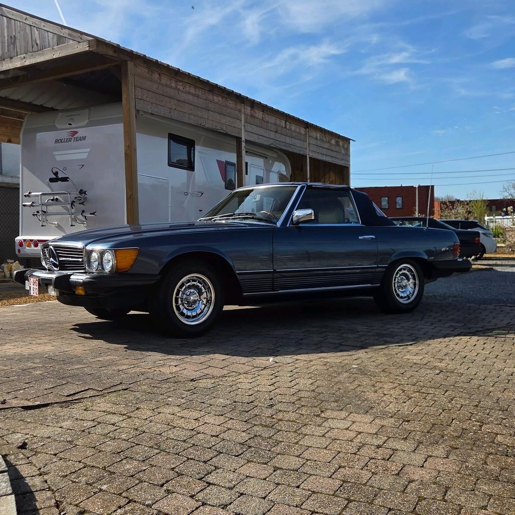 Te koop: Mercedes 380 SL (R107) – 1984 – hardtop, Autos, Cuir, Achat, Vitres électriques, Cabriolet