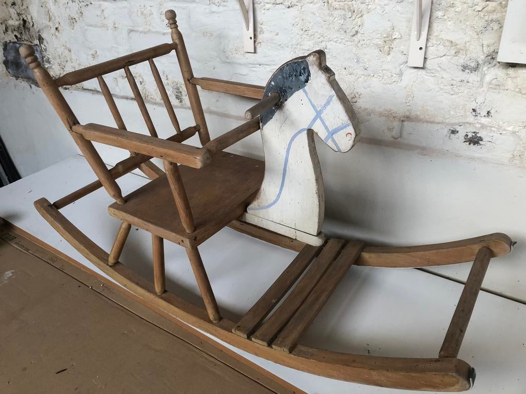 Schommelpaard, Ophalen, Gebruikt