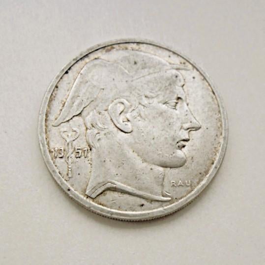 Munteenheid België 50 frank 1951 Fra zilver, Postzegels en Munten, Munten | België, Losse munt, Zilver, Zilver, Verzenden