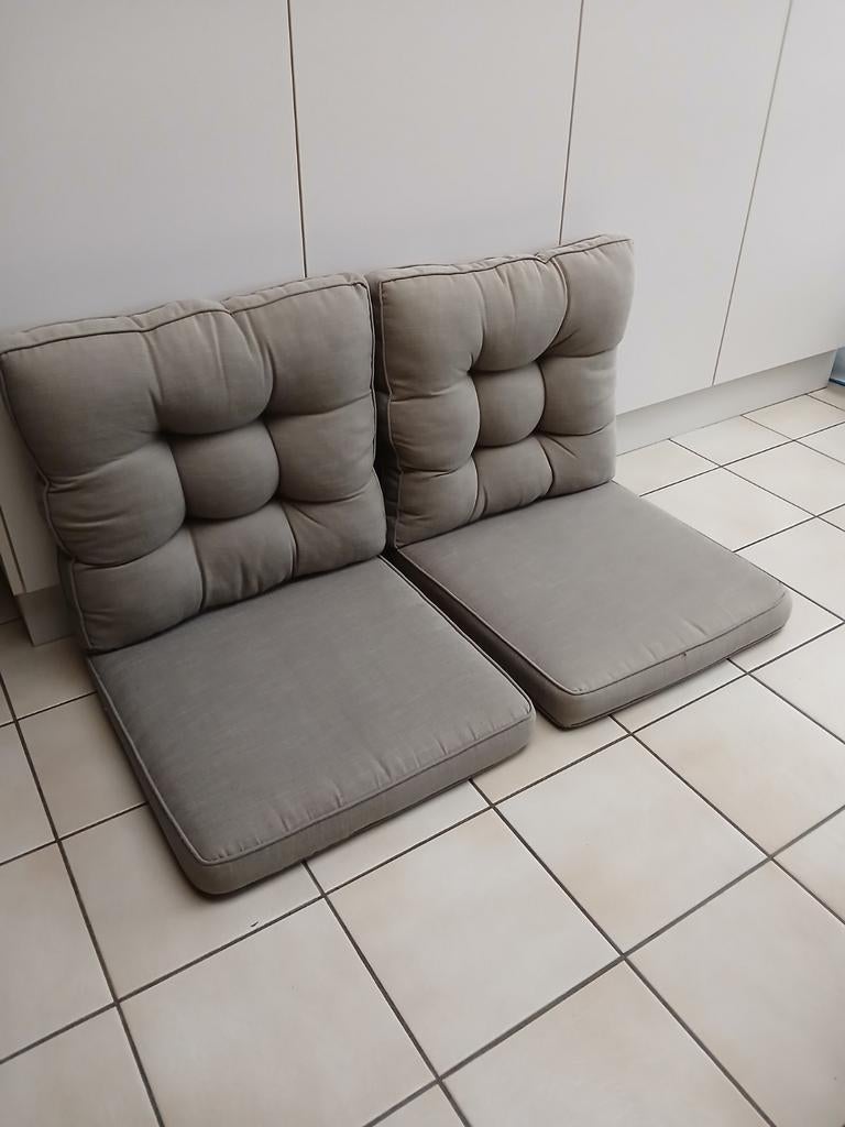 Hoge lounge kussens 2 sets, Tuin en Terras, Tuinmeubel-accessoires, Ophalen