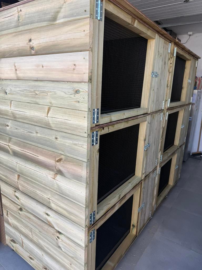 Konijnenflat, konijnenhok, op maat van uw dier, Dieren en Toebehoren, Ophalen, 110 cm of meer, Nieuw, Hamster