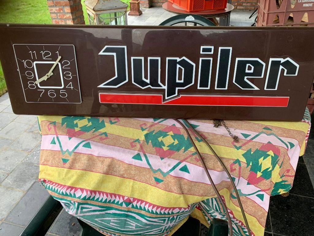 lichtreclame jupiler, Verzamelen, Ophalen, Gebruikt, Reclamebord, Plaat of Schild, Jupiler