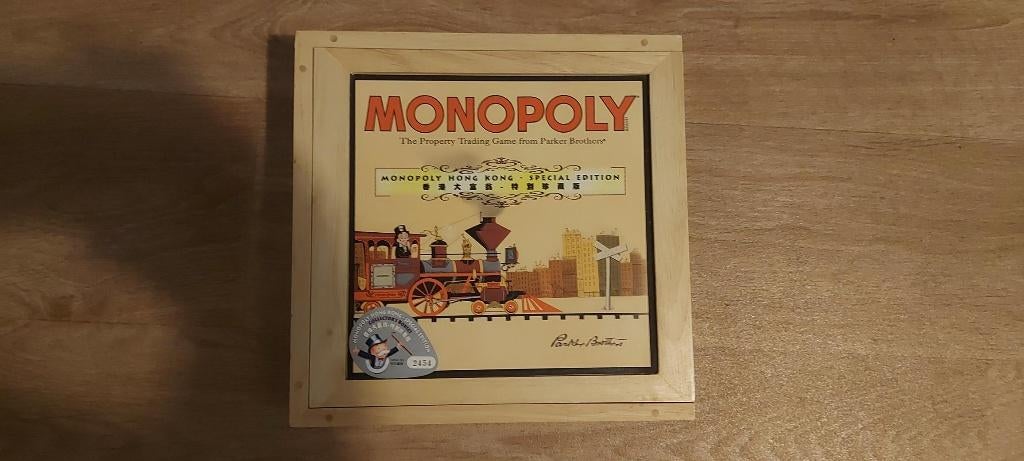 bordspel Monopoly Hong Kong koffer + certificaat, Vijf spelers of meer, Ophalen of Verzenden, Nieuw, Monopoly