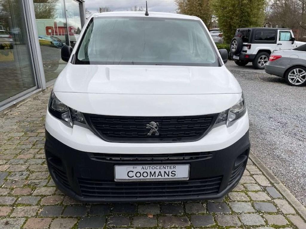 Peugeot Partner 1.5 hdi 3 ZIT AIRCO 12.355+BTW (bj 2020), Auto's, Gebruikt, Wit, Bedrijf, 5 deurs