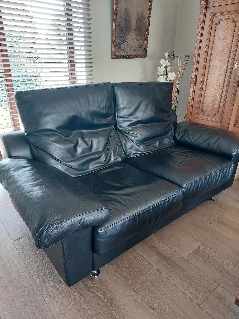 salon in leder, Ophalen, Gebruikt, Leer, Modern