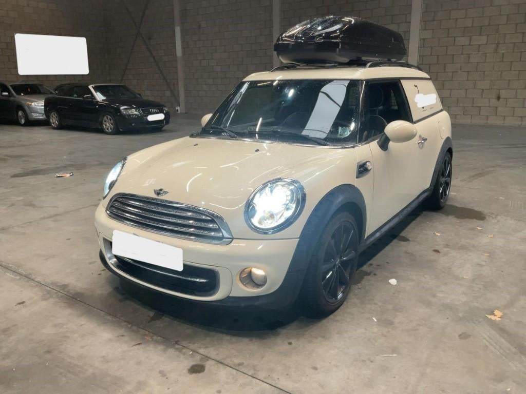 Unieke Mini ClubVan/Clubman Cooper D, Auto's, Voorwielaandrijving, 4 cilinders, 103 g/km, Wit