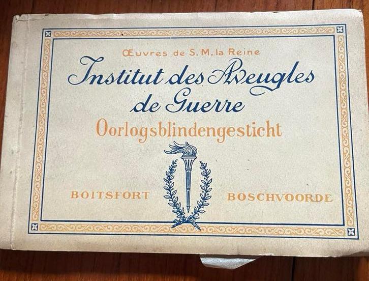 oorlogsblindengesticht bosvoorde fotoalbum boekje, Verzamelen, Militaria | Algemeen, Ophalen of Verzenden