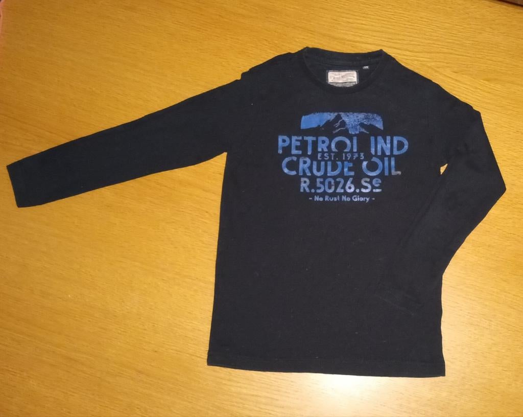 Petrol industries t-shirt longues manches, Kinderen en Baby's, Kinderkleding | Maat 128, Ophalen, Gebruikt, Petrol industries