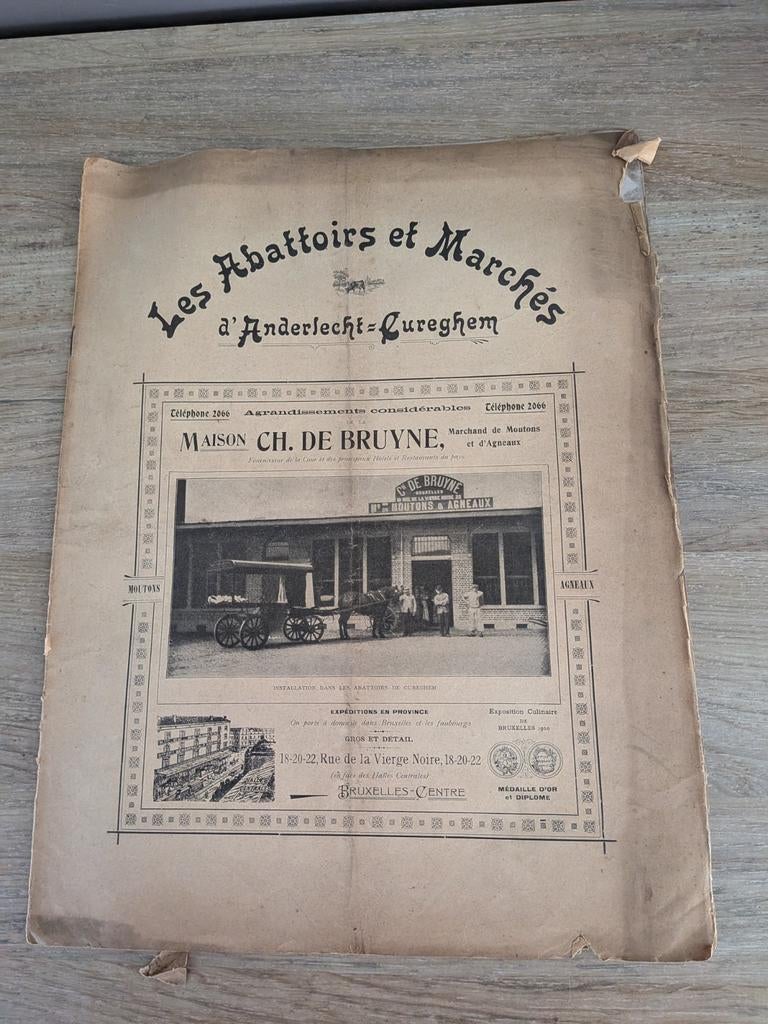 Les abatoires et marchés d'Anderlecht Cureghem, Antiquités & Art, Enlèvement