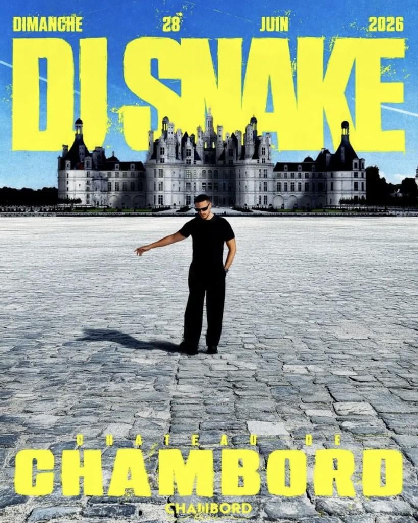 Places de concert DJ SNAKE - Chambord Live - 28/06/2026, Tickets & Billets