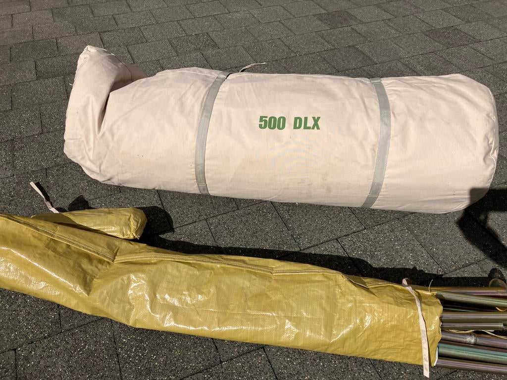 Obelink Sahara 500 deluxe Belltent, Caravans en Kamperen, Tenten, Ophalen, Gebruikt, Meer dan 6