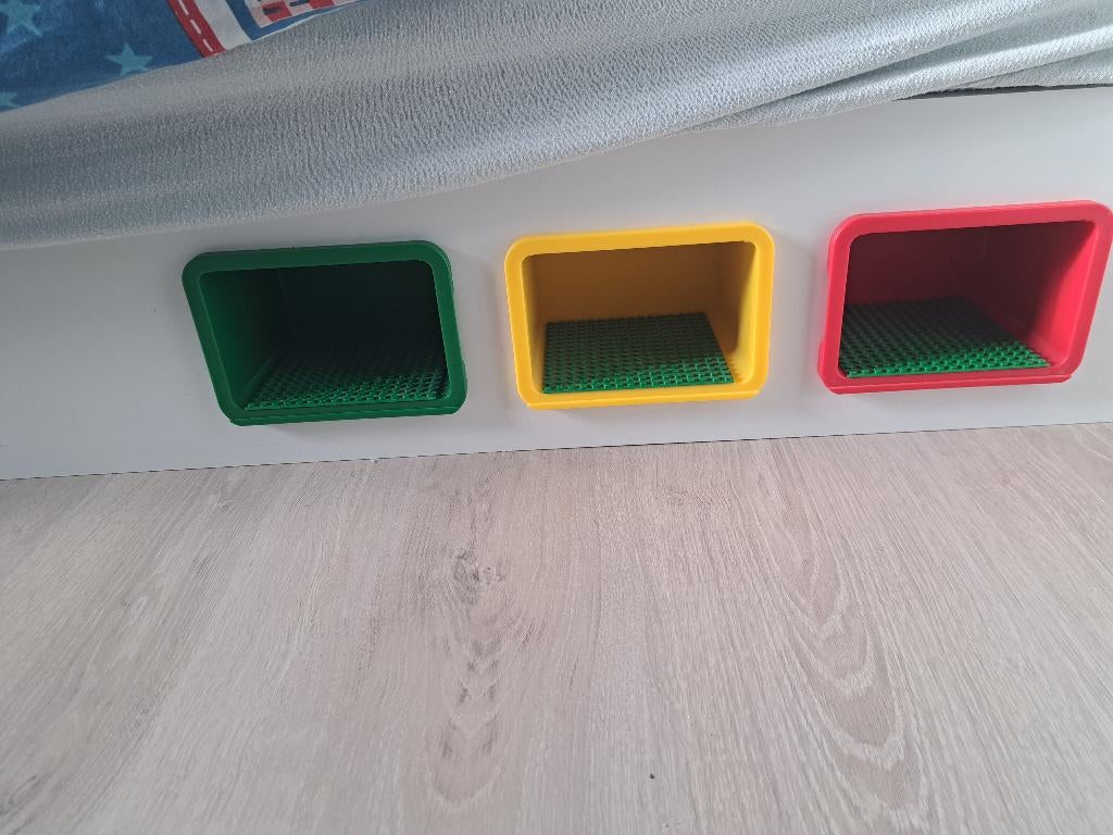 kinderbed lego, Ophalen, 85 tot 100 cm, Gebruikt, Lattenbodem