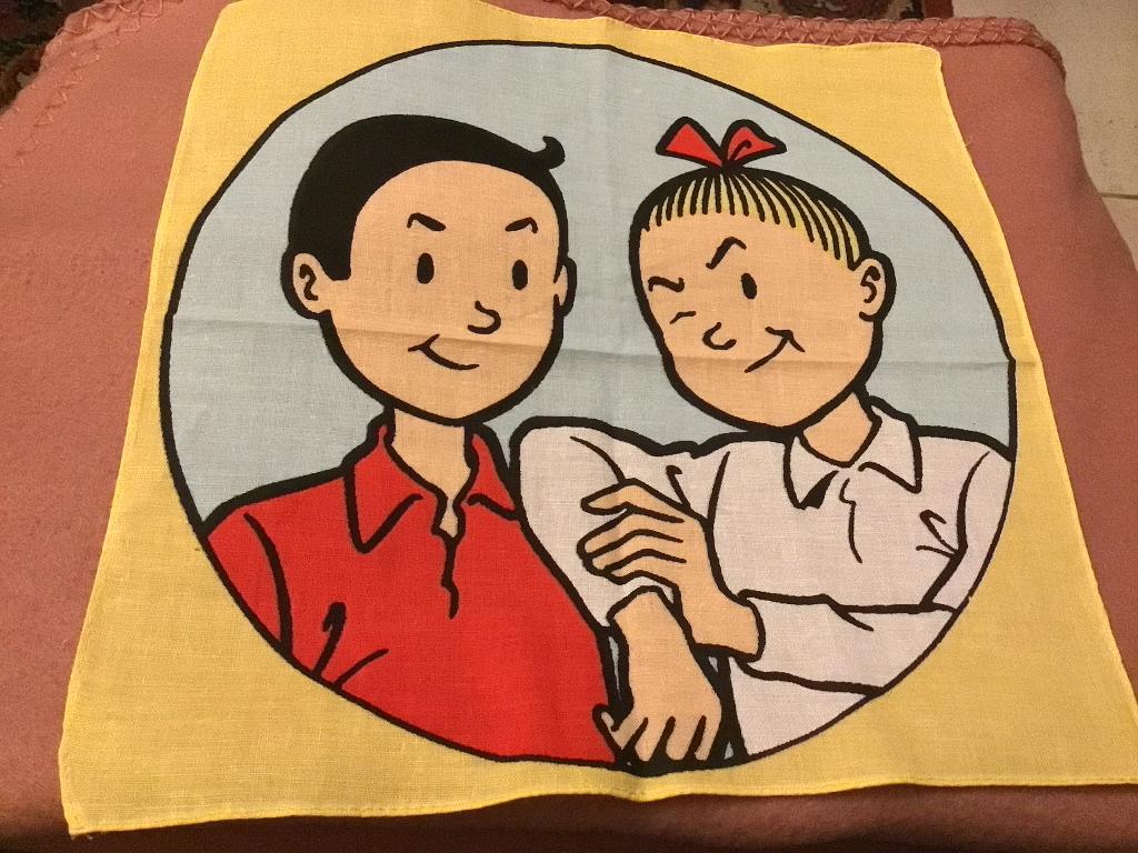 Mouchoir en tissu Suske et Wiske nouveau, Enlèvement ou Envoi, Bob et Bobette