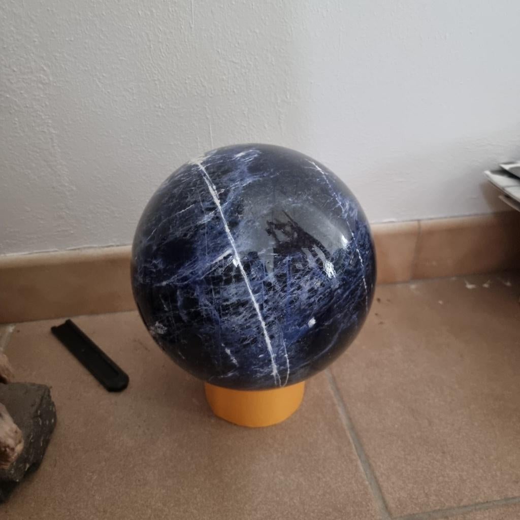 Decoratieve marmeren bol, Ophalen, Zo goed als nieuw